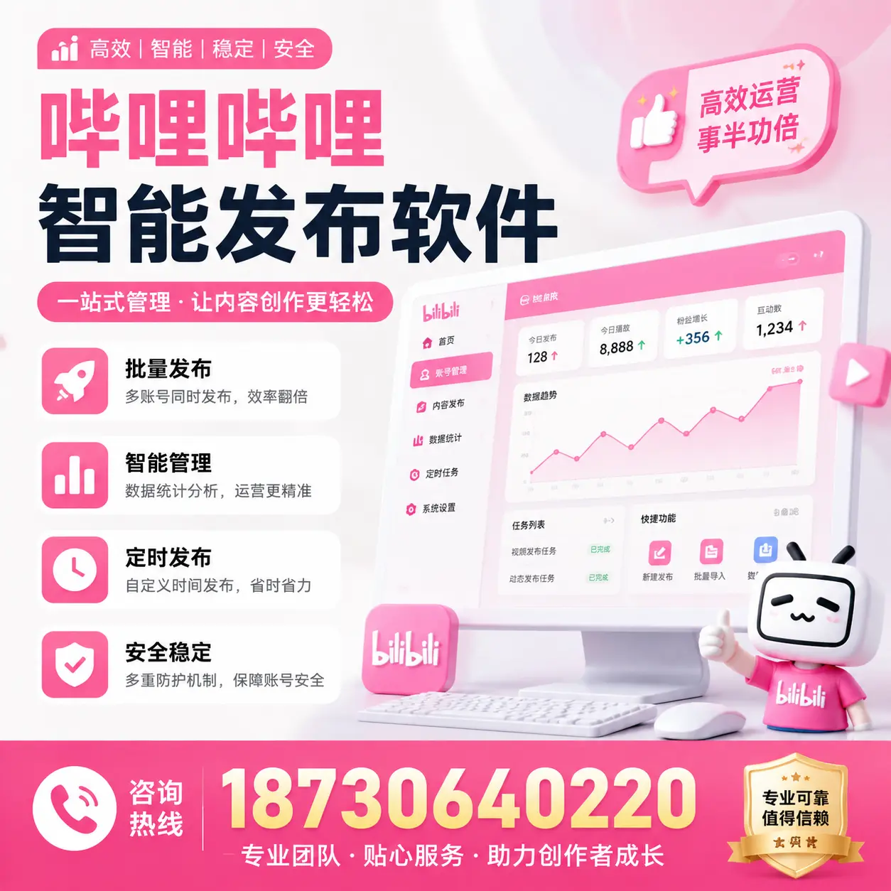 如何评估哔哩哔哩智能发布软件的ROI？青岛 企业必读